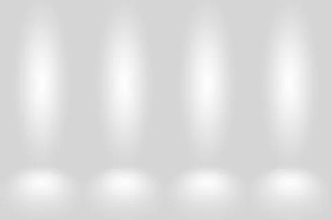 Abstract Empty Dark White Grey gradient with Black solid vignette lighting 库存插图