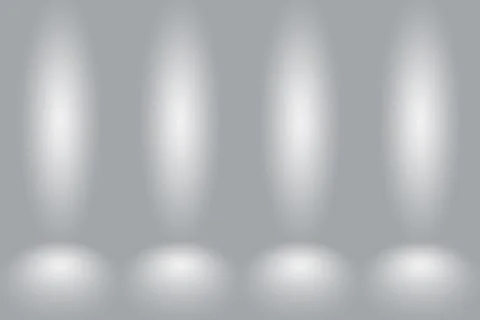 Abstract Empty Dark White Grey gradient with Black solid vignette lighting Stock Illustration