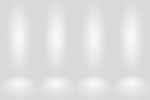 Abstract Empty Dark White Grey gradient with Black solid vignette lighting Stock Illustration