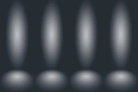 Abstract Empty Dark White Grey gradient with Black solid vignette lighting Stockillustratie