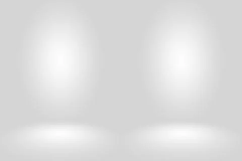 Abstract Empty Dark White Grey gradient with Black solid vignette lighting Stock Illustration