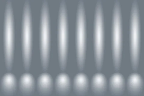 Abstract Empty Dark White Grey gradient with Black solid vignette lighting Stock Illustration