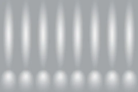 Abstract Empty Dark White Grey gradient with Black solid vignette lighting 库存插图