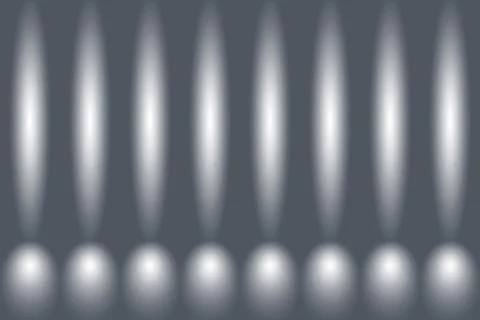 Abstract Empty Dark White Grey gradient with Black solid vignette lighting Illustrazione stock