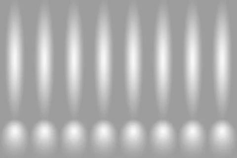 Abstract Empty Dark White Grey gradient with Black solid vignette lighting 库存插图