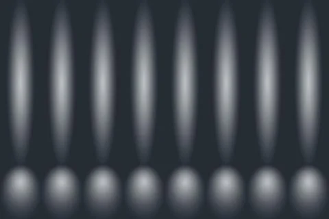 Abstract Empty Dark White Grey gradient with Black solid vignette lighting Stock Illustration