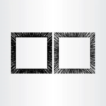 Abstract empty frame vector black background 스톡 일러스트
