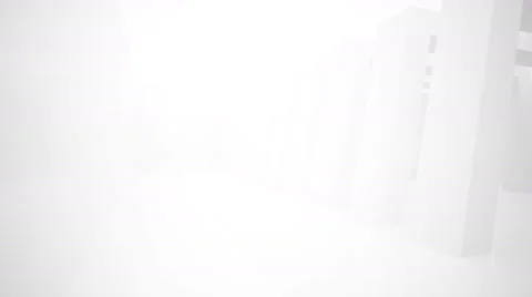 Abstract empty illuminated light shining corridor interior. Stock Footage 62090433