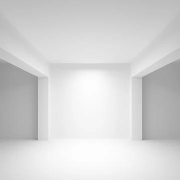 Abstract empty interior background, 3d render Illustrazione stock