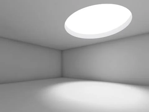 Abstract empty interior background 3d Stock Illustration