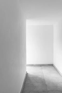 Abstract empty modern interior, vertical photo Stock Photos
