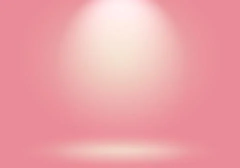 Abstract empty smooth light pink studio room background, Use as montage for Stock Illustration