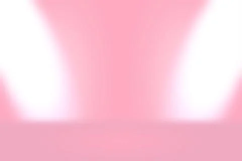 Abstract empty smooth light pink studio room background, Use as montage for Stock Illustration