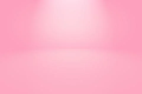 Abstract empty smooth light pink studio room background, Use as montage for Stock Illustration