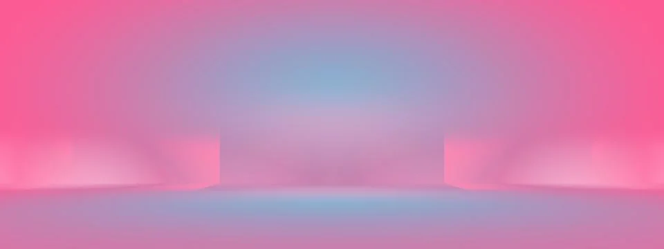 Abstract empty smooth light pink studio room background, Use as montage for Illustrazione stock