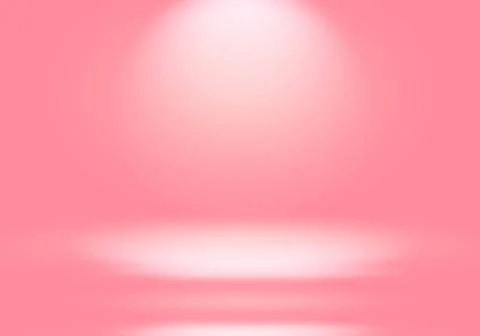 Abstract empty smooth light pink studio room background, Use as montage fo... Stock Photos