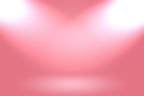 Abstract empty smooth light pink studio room background, Use as montage fo... Stock Photos