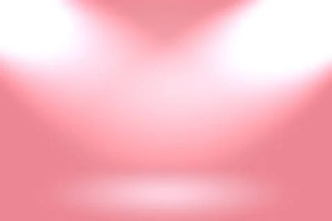 Abstract empty smooth light pink studio room background, Use as montage fo... Stock Photos