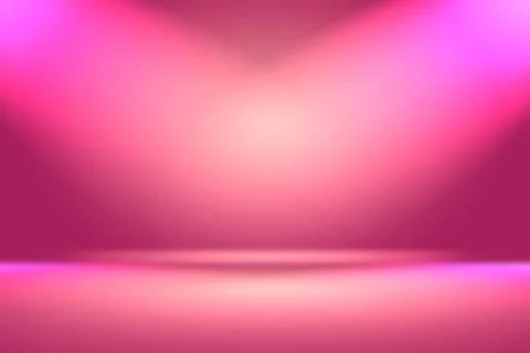 Abstract empty smooth light pink studio room background, Use as montage fo... Stock Photos