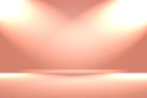 Abstract empty smooth light pink studio room background, Use as montage fo... Stock Photos