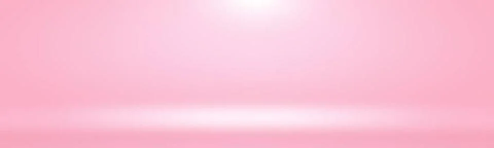 Abstract empty smooth light pink studio room background, Use as montage fo... Stock Photos