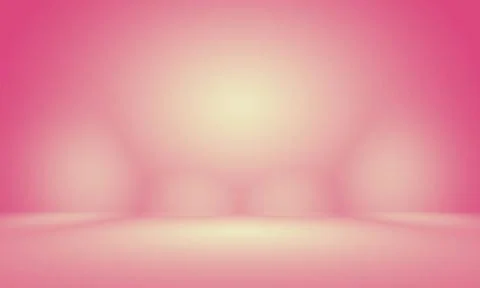 Abstract empty smooth light pink studio room background, Use as montage fo... Stock Photos