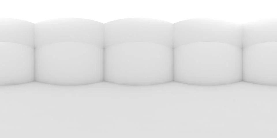 Abstract empty white interior, 3d panorama 库存插图