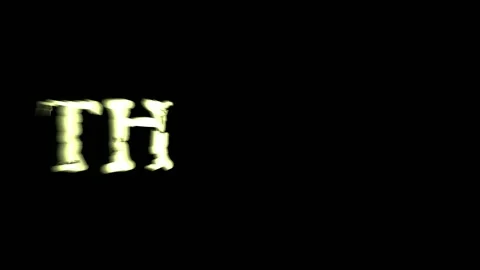 Abstract the end title blur animation Stock-Footage 263898914