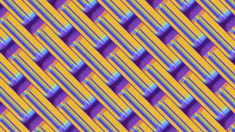 Abstract endless animation of moving rectangular shapes. 3d rendering HD Vídeos de archivo 153522930