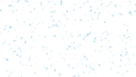Abstract endless loop random arrows motion on white background Stock Footage 337661081