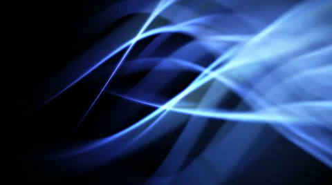 Abstract energy background of blue light waves in dynamic motion (FULL HD) Stock Footage 37232252