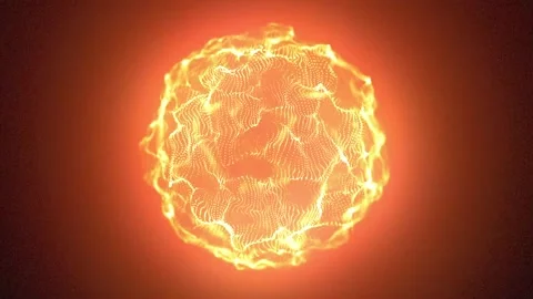 Abstract Energy Ball Stock Footage 254336814