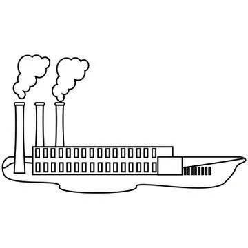 Abstract energy building Stock Illustration