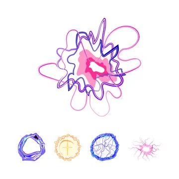 Abstract energy burst transmitting digital wave power Stock Illustration