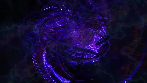 Abstract energy effect on moving background animation Stock Footage 197337223