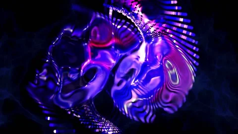 Abstract energy effect on moving background animation Stock Footage 197337224