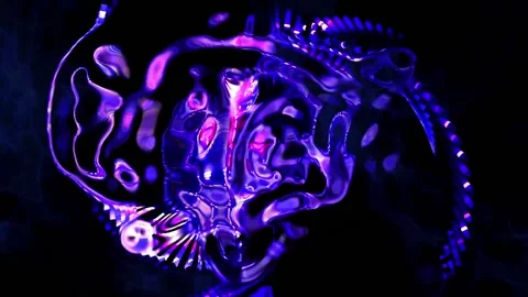 Abstract energy effect on moving background animation Stock Footage 197337229