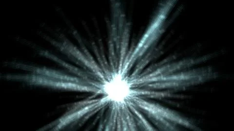 Abstract energy explosion bursting with vibrant light and dynamic movement 스톡 일러스트