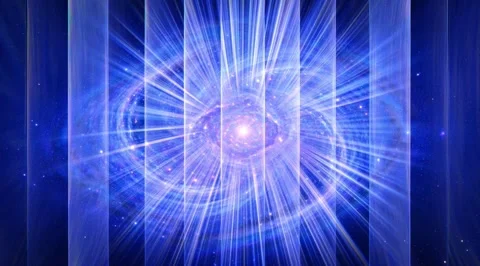 Abstract energy flame loop Psychedelic iridescent holographic plasma Stock Footage 331452135