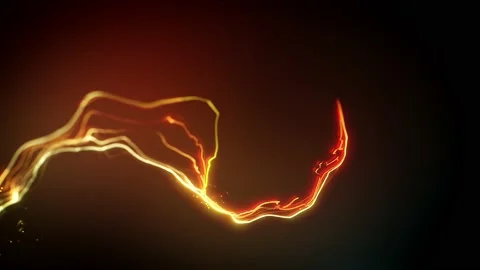 Abstract Energy Fluid Particles Fx Graphic Intro Background Stock Footage 164916825