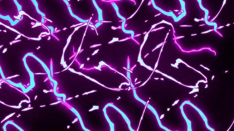 Abstract energy light strings or waves background Stock Illustration