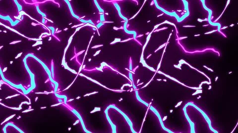 Abstract energy light strings or waves background Stock Illustration