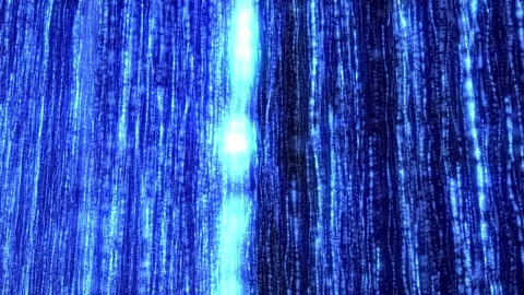 Abstract energy lines of light particles with wave energy.  colorful Stock Footage 298021430