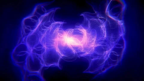 Abstract Energy Plasma Wave Background Animation in 4K Stock Footage 302268929
