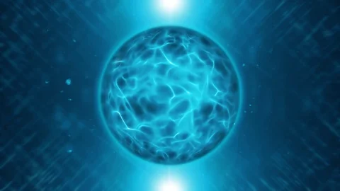 Abstract Energy Sphere Background Loop Stock Footage 99598073