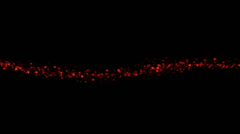Abstract energy stream of red glowing particles in flowing motion (FULL HD) Stock Footage 56940894