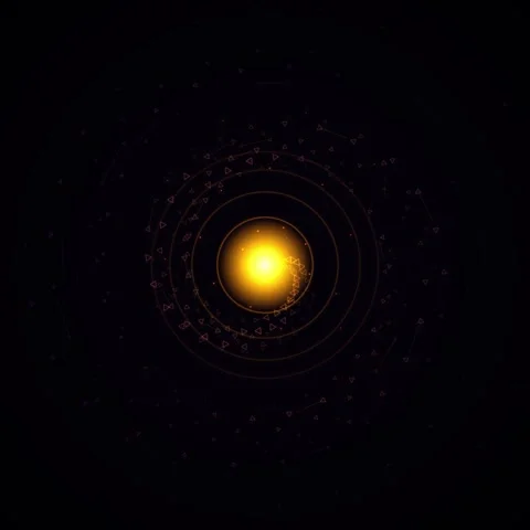 Abstract Energy Vortex Glow Circle Background for Technology Animation Loop Stock Footage 344776999