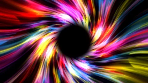 Abstract energy vortex tunnel in space Stock Footage 129653660