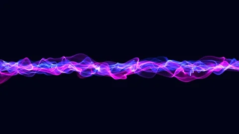 Abstract Energy Waves Video stock 283561194