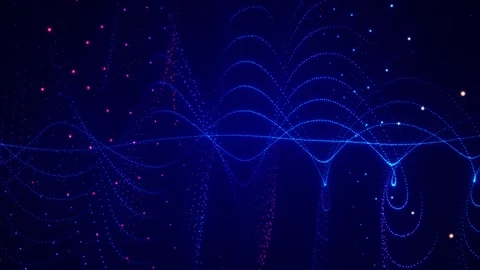 Abstract energy waves Stock Footage 297823283